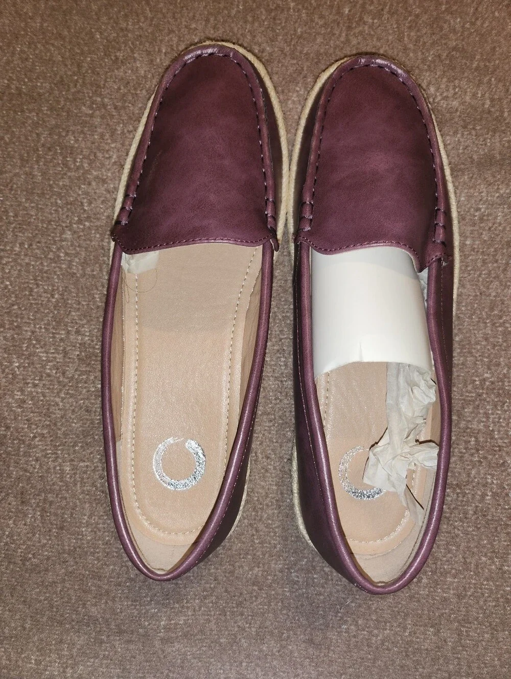 Journee Collection Women's Burgundy Slip-On Loafers